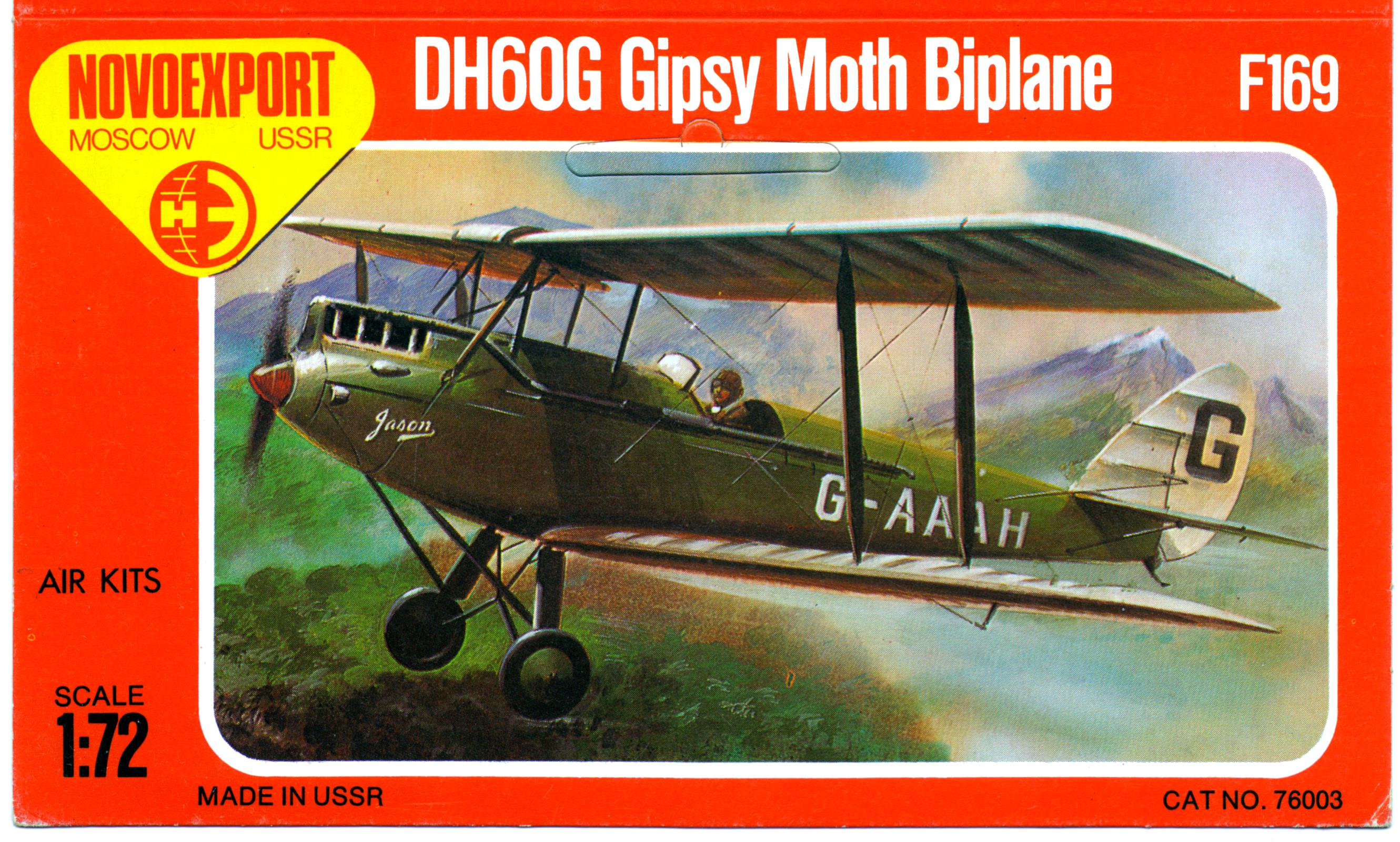 Лепесток Novoexport F169 D.H.60G Gipsy Moth biplane
